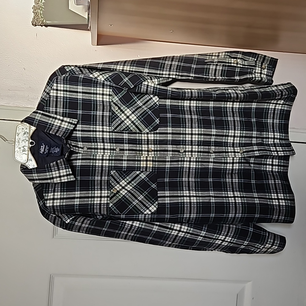 Flannel button down shirt